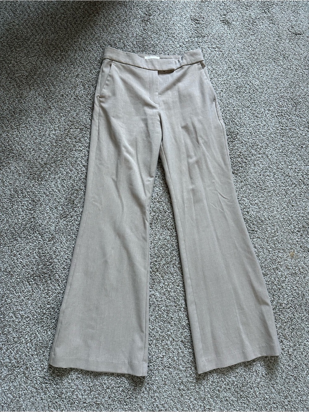 H&M Beige Boot Cut Dress Pants